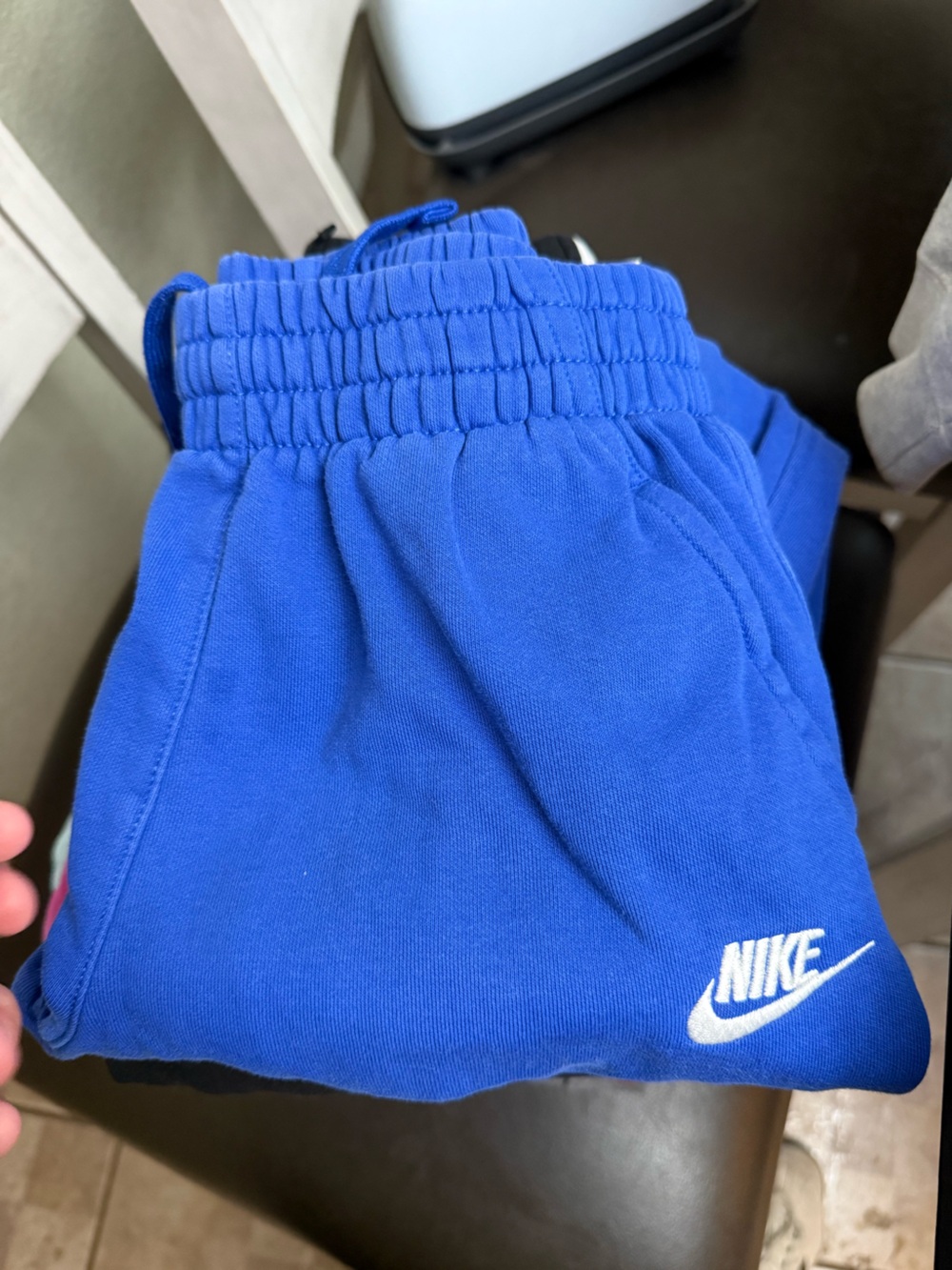 Nike Kids Bright Blue Elastic Waist Joggers
